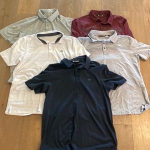 5 piece TRAVIS MATHEW Polo bundle!!